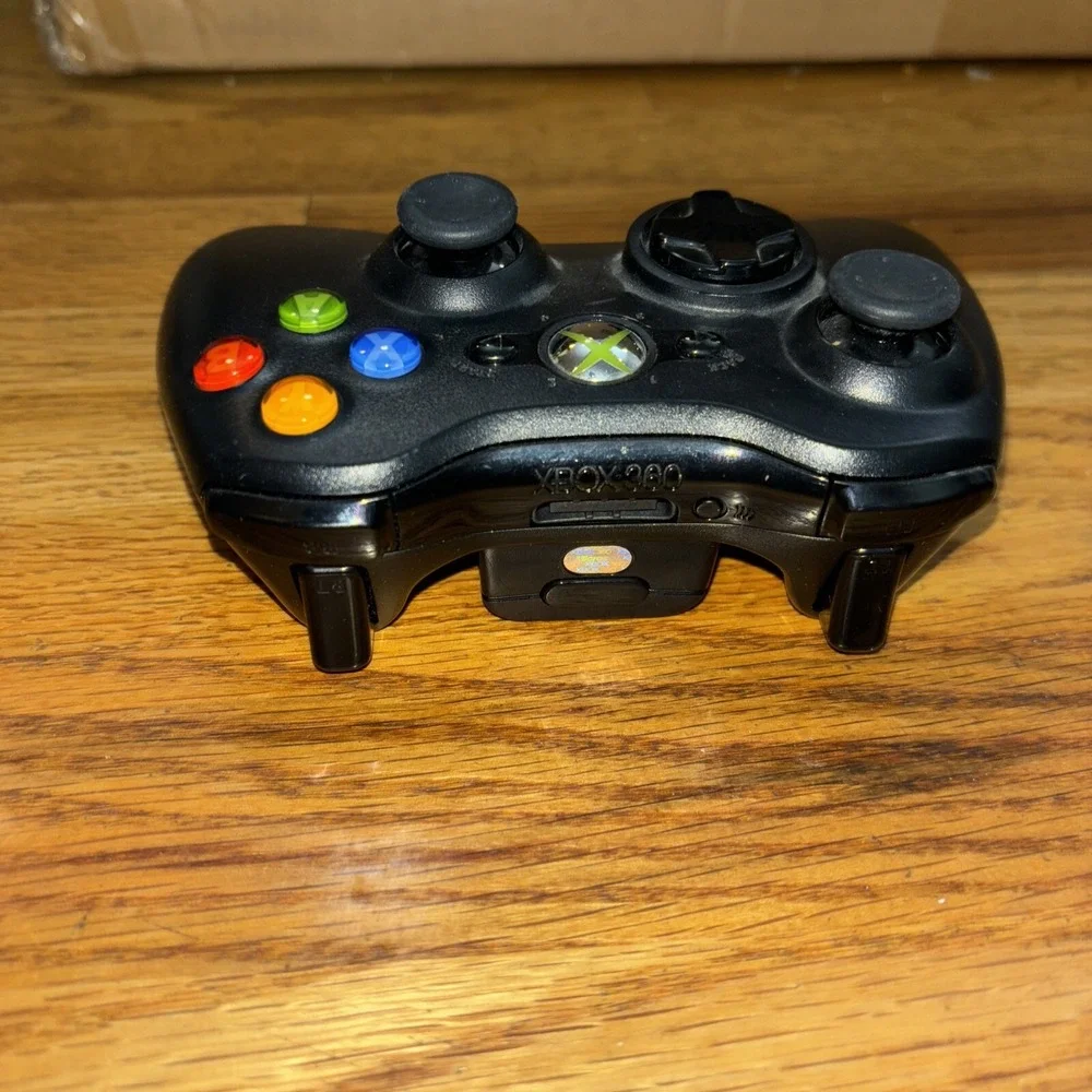 Microsoft Xbox 360 Wireless Controller Unisex OS Black Excellent OEM Gamepad